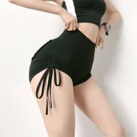 Nuevos pantalones cortos sexys de compresión para Yoga para mujer, ligeros, elásticos, cómodos, con bolsillos traseros, pantalones cortos activos - details 3