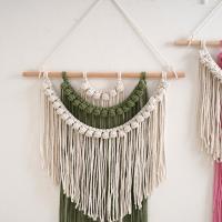 Tapiz Bohemio Tejido a Mano, Decoración Pared con Borlas Coloridas, Tela Colgante para Habitaciones - details 6