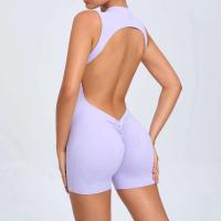 Conjunto de Gimnasio de Entrenamiento para Mujeres Traje de Yoga de Estiramiento Mono Deportivo - details 41