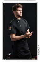 Uniforme de chef chino para hombre, ropa de cocina estilo chino, cubierta de tela para chef, overoles para catering - details 13