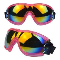Gafas de sol para perros con correa ajustable, antiniebla, impermeables, gafas para mascotas, marco Flexible, protección contra el polvo, gafas para perros medianos y grandes - details 16