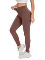 Leggings Deportivos de Hilo Sin Costuras de Alta Cintura Pantalones de Yoga para Mujeres con Bolsillo - details 19