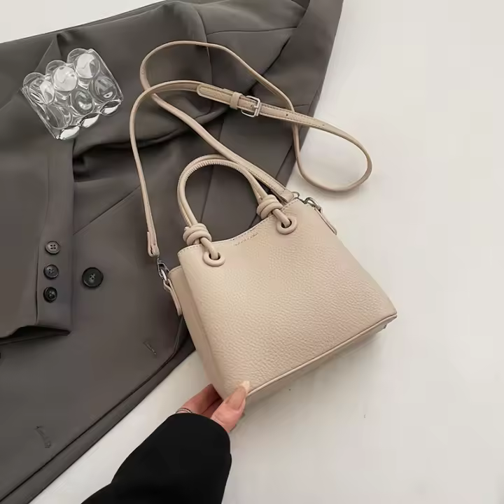 Bolso De Cubo De Moda 2025 Primavera Bolso De Mensajero De Hombro Casual Simple De Moda - 1