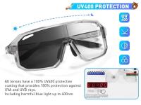 KAPVOE Gafas de Sol para Bicicleta para Niños Protección UV400 Talla Pequeña - details 2