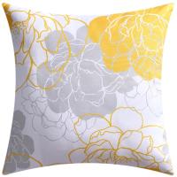 Funda de almohada nórdica con estampado de flores, cubierta de cojín de doble cara para sofá, sala de estar, oficina, 45cm, decoración del hogar - details 6