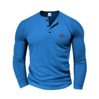 Camisetas Henry de Moda Primavera 2025 Tees de Manga Larga con Cuello Redondo para Hombres - details 28