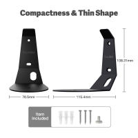 GGMM-Soporte de pared B1 con estante, para Amazon Alexa Echo 4ª generación/Echo Dot 4ª generación - details 9