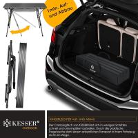 Mesa de Camping Plegable Marco de Aluminio Tablero Enganchable Ajuste de Altura Incluso - details 21