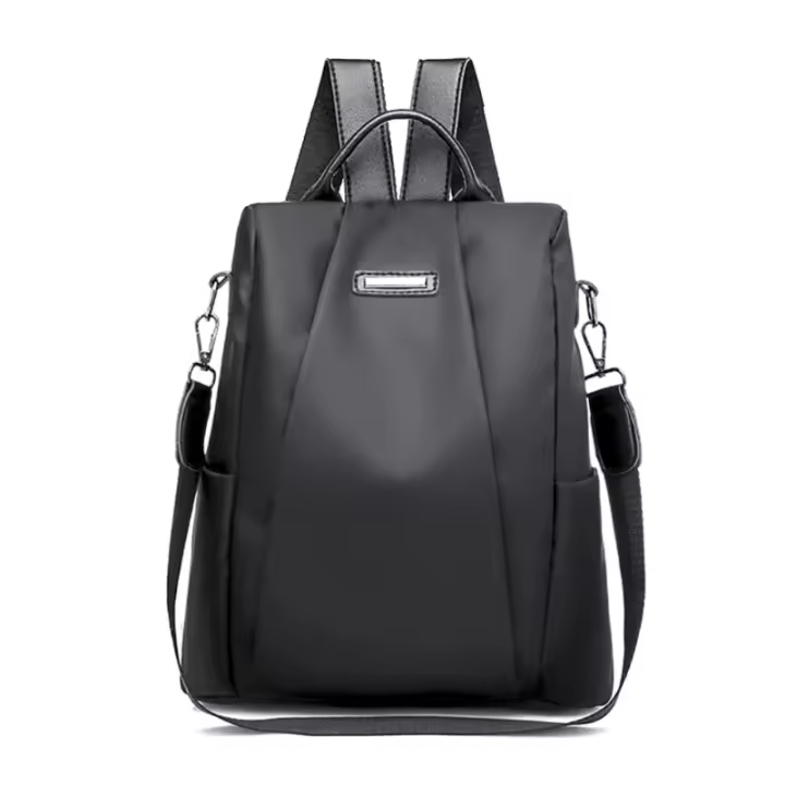 Mochila de viaje impermeable de lona Oxford para mujer, bolso de hombro doble antirrobo de nailon, a - 1