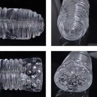 Juguete sexual vaginal transparente de 13cm para hombres 18 Plus masturbador masculino vagina realista ejercitador de agrandamiento de vagina Real erótico - details 12