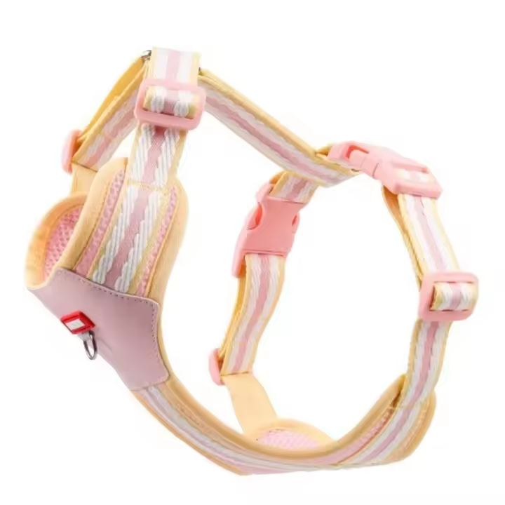 Arnés ligero y duradero para perros, chaleco ajustable de nailon para mascotas, correa para el pecho, Collar exquisito para mascotas, Chihuahua - 1