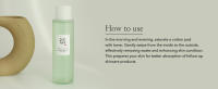 how to use green plum refreshing toner