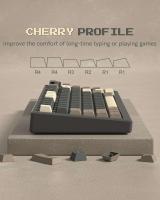 Womier 138 Keys Retro Brown Gray PBT Keycap Double Shot Profile Key caps for Cherry MX Switches nical Gamer Keyboard - details 5