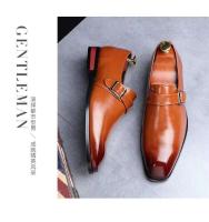 2025 vestido de color sólido de talla grande para hombre, zapatos informales de terciopelo de tigre de metal hechos a mano para fiesta de caballero - details 1