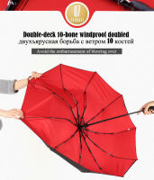 Paraguas inverso completamente automático, paraguas Manual de regalo reflectante para vehículo de negocios plegable grande a prueba de viento para hombres y mujeres - details 20
