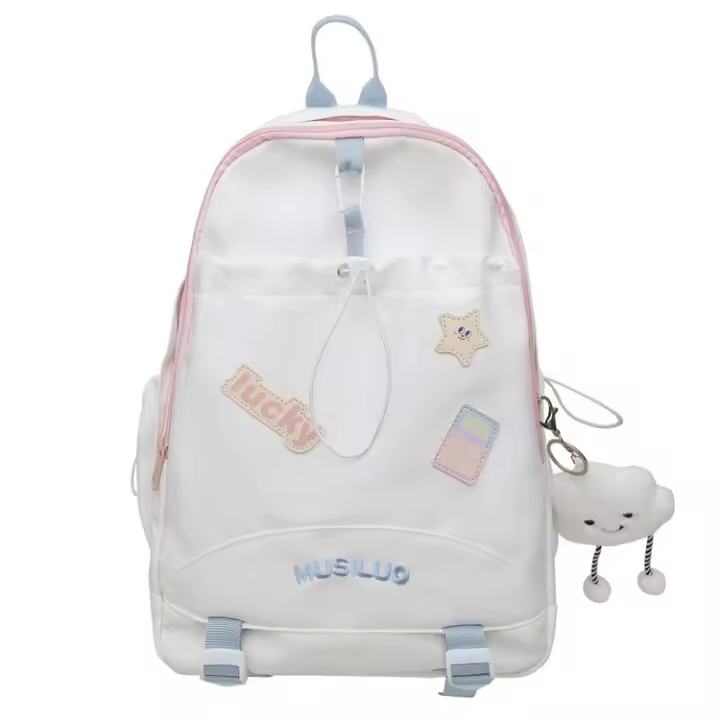 Mochila Escolar Coreana-Japonesa Estilo Bosque, Combina con Todo, Dulce y Fresco - 1