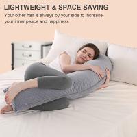 Almohada de maternidad minimalista en forma de J, desmontable, suave para la piel, almohada para dormir - details 5