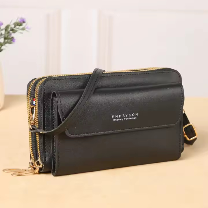Bolso de hombro móvil para mujer, bolso pequeño informal de doble capa - 1