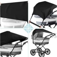 Cubierta extendida para cochecito de bebé, parasol, transpirable, ligero, dosel para cochecito de bebé, protector solar Anti-UV, visera para cochecito - details 17