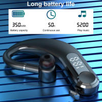 Auriculares inalámbricos con Bluetooth 5,2, dispositivo de audio giratorio de 180 °, con cancelación de ruido, pantalla LED, modo de espera largo, con micrófono, para música, para todos los teléfonos inteligentes - details 1