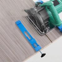 Abrazadera de posicionamiento de mano duradera, ABS ligero, Clip de fijación rápida, guía de Base, máquina cortadora de guía de borde azul - details 12