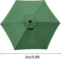 Tela de Reemplazo para Paraguas de Sol Cubierta de Parasol de Jardín de 3M de Largo - details 2