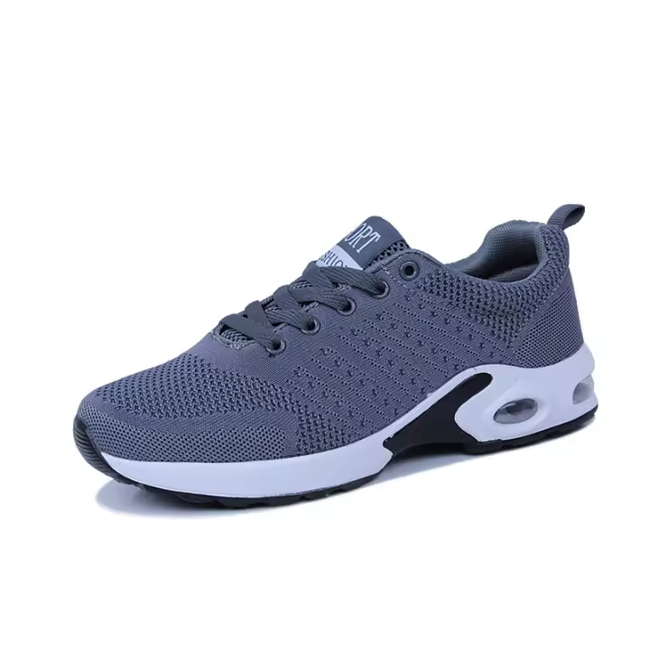 Nuevos zapatos casuales cómodos y versátiles de malla densa tejida con mosca, zapatos deportivos de gran tamaño para mujer - 1