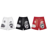 Pantalones cortos deportivos de secado rápido con logo de la tendencia de moda superior de 2025, pantalones casuales de playa de cinco piezas para parejas de verano - details 16