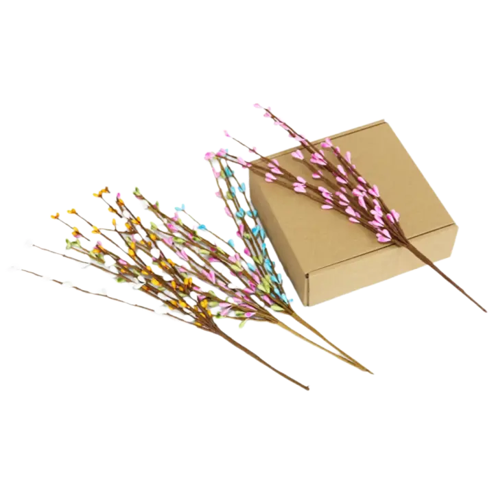 Arbolito De Huevos De Pascua 30cm Decoración Colorida Para Fiesta Boda Oficina Hogar Hotel Planta Artificial De Flores Sin Rostro Origen Guangdong China - 1