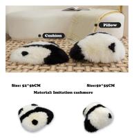 Cojín de Peluche de Panda Almohada de Espalda de Dibujos Animados para Decoración de Sofá de Estar - details 1