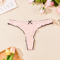 Bragas de Algodón para Mujer, Tanga Sexy, Cintura Media, parte trasera en T, Ropa Interior Sin Costura, Lencería Femenina - details 7