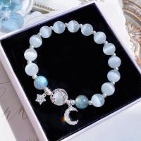 Pulsera de Cristal con Cuentas Sencillas Estilo Coreano con Flores de Pato y Plumas - details 1