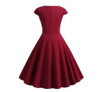 Vestido Pin Up Vintage Rockabilly para Mujer en Verano 2025 Elegante Falda de Fiesta Retro Casual - details 13