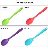 Piezas de silicona antiadherente para cocina, cuchara pequeña multicolor para servir, 1 unidad - details 2