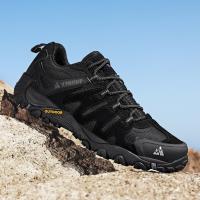 Zapatos de Senderismo para Hombres HikeUp Zapatillas Tácticas de Cuero de Ante - details 23