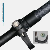 Bastón de fibra de carbono para ancianos, bastón ligero ajustable con cómodo mango en T, bloqueo rápido, regalo para padres - details 5