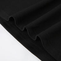 BUNO-Top corto ajustado negro sin mangas con hombros descubiertos, falda súper mini de cintura baja, ropa de calle de verano, conjunto de 2 piezas para mujer - details 20