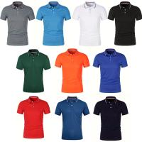Summer Men Office Business Polo Shirt Spring Pure Solid Casual Short Sleeve Golf Shirt 2024 Breathable Unisex Shirt Dropshipping - details 1