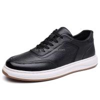 Nuevos zapatos de moda + zapatos casuales clásicos de marca de diseño de lujo de alta calidad deportivos blancos puros de cuero genuino para hombres - details 6