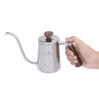 Journey Without Borders - Cafetera de titanio con cuello de cisne, hervidor de agua, villa para acampar al aire libre, tetera, 300 ml - details 6