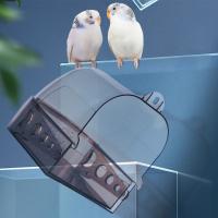 Práctica caja de ducha para pájaros con montaje en pared, antideslizante, multifuncional, bañera para periquitos, estilo cajonera colgante, caja de Baño de aves, jaula para mascotas - details 9