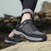 Zapatillas de senderismo al aire libre para hombre, zapatos de Trekking con cordones, para escalada de montaña, transpirables - details 19