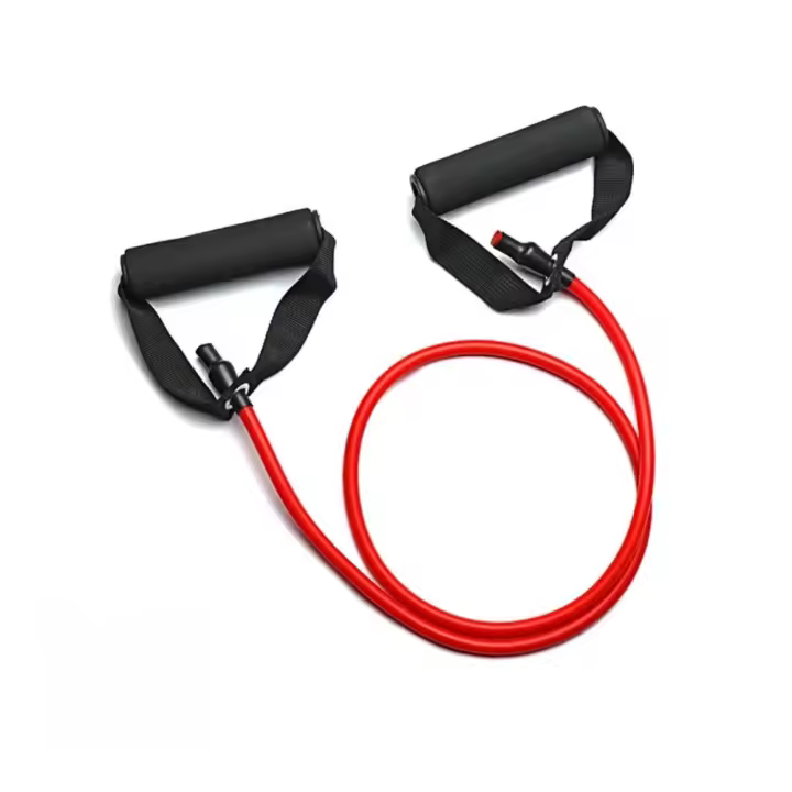 Banda De Resistencia Con Manijas 5 Niveles Ejercicio De Entrenamiento De Fitness Bandas Elásticas Para Fortalecimiento Muscular Y Acondicionamiento Corporal - 1