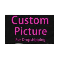 Toalla personalizada con foto personalizada, toallas de baño personalizadas de algodón con estampado DIY para piscina y playa - details 0