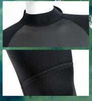Traje De Neopreno Y nailon Para Hombre, 3 Mm, Con Mangas Largas, Bloque De Color Ajustado Y Elástico, Con Cremallera Trasera - details 9
