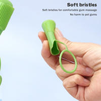 Cepillo de dientes de dedo de gato Súper suave, Material ligero, conveniente para llevar, herramienta adecuada para razas medianas y grandes - details 1