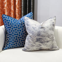 Fundas de Almohada Decorativas Modernas de Lujo Tiras Jacquard Gruesas Moda Nórdica para Sofá - details 21