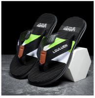 Verano nuevas chanclas de los hombres usan zapatillas de playa de goma antideslizante pellizcar pies sandalias al aire libre - details 4