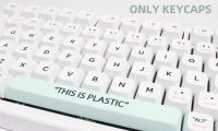 Teclas PBT de 141 teclas para juegos, Teclado mecánico MX Switch, juego blanco Simple, perfil XDA, sublimación DIY - details 10