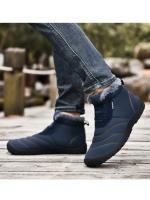Zapatillas de esquí impermeables para hombre y mujer RUNSUN DAILY de color sólido cálidas para invierno con forro de piel - details 7